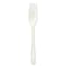 World Centric TPLA Compostable Cutlery, Fork, 6.3" White, 1000PK FOPS6 - alternate 1